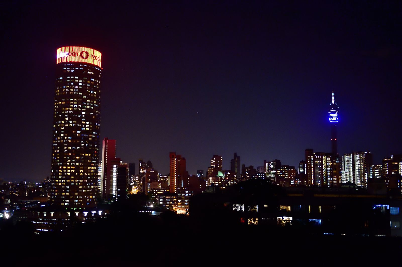 Johannesburg at night