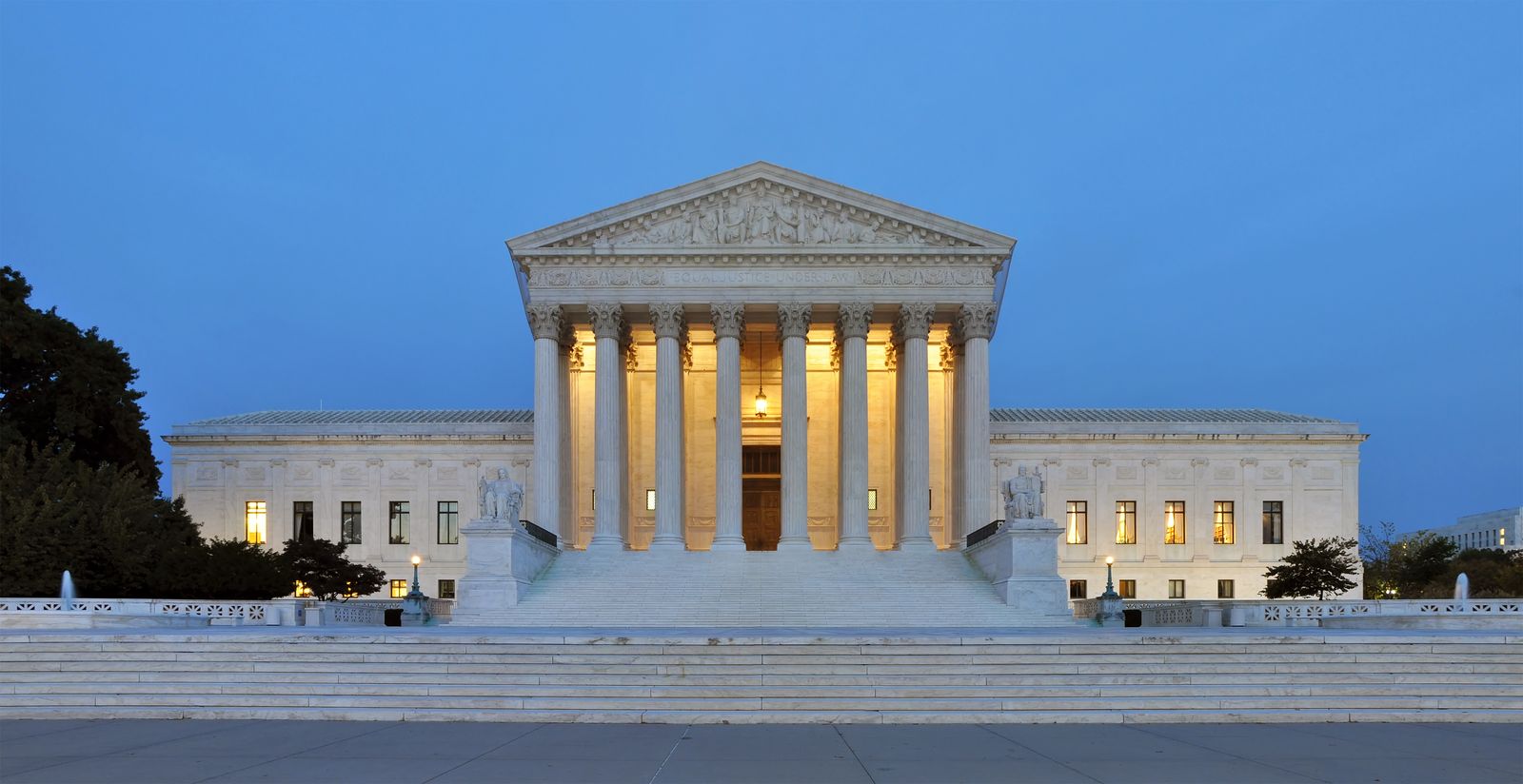 The United States Supreme Court building in Washington